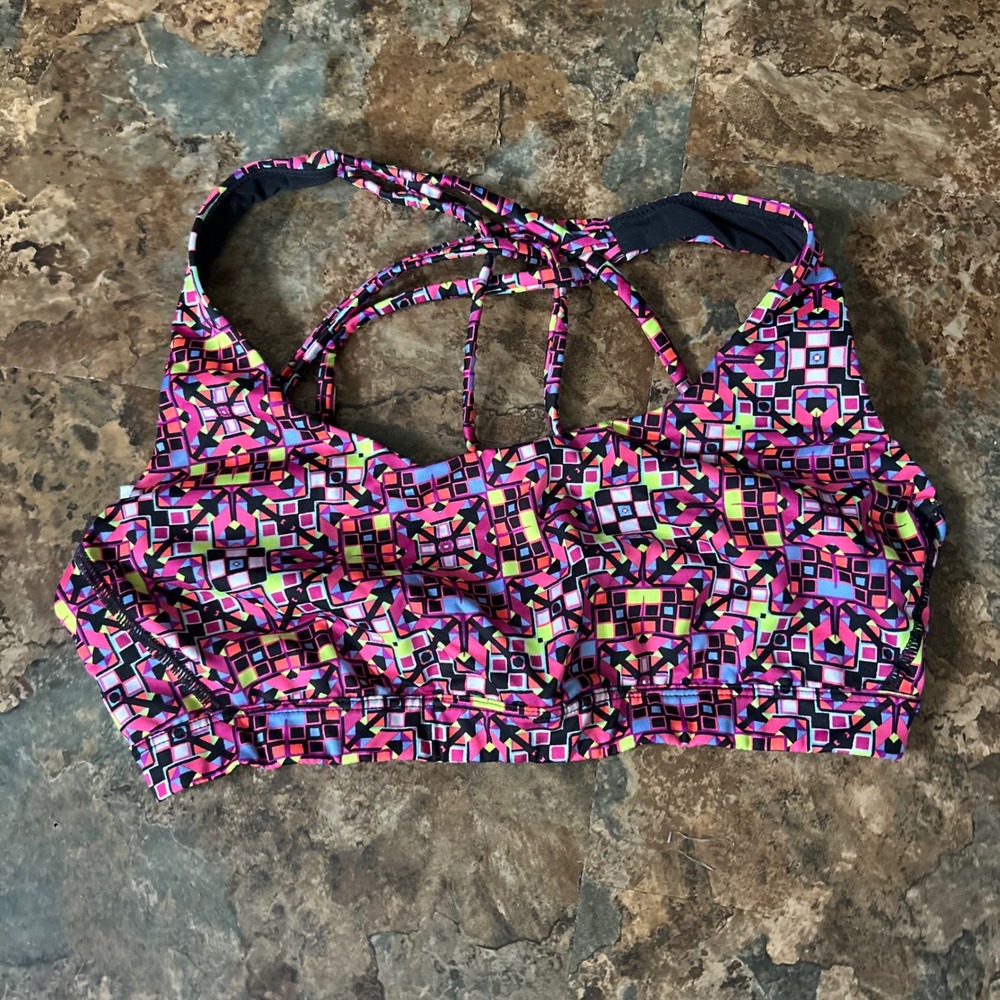 Victoria Sport Victoria's Secret Wireless Strappy Sports Bra Womens Size Small